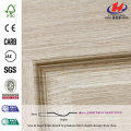 JHK-018 Diseño Exótico Caliente Recto Molde De Prensa Profunda Rodilla De Sapelli Piel De MDF Poco Panel De Puerta